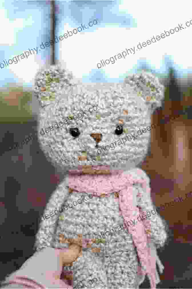 A Cuddly Crocheted Bear Made With Chunky Yarn, Featuring A Gentle Smile, Button Eyes, And A Warm, Huggable Appearance. Mabel Bunny Co : 15 Loveable Animals To Crochet Using Chunky Yarn