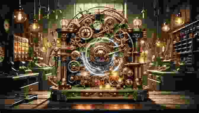 A Depiction Of The Time Machine, A Victorian Era Contraption With Dials And Levers. H G Wells : The Complete Novels (The Time Machine The Island Of Doctor Moreau Invisible Man )