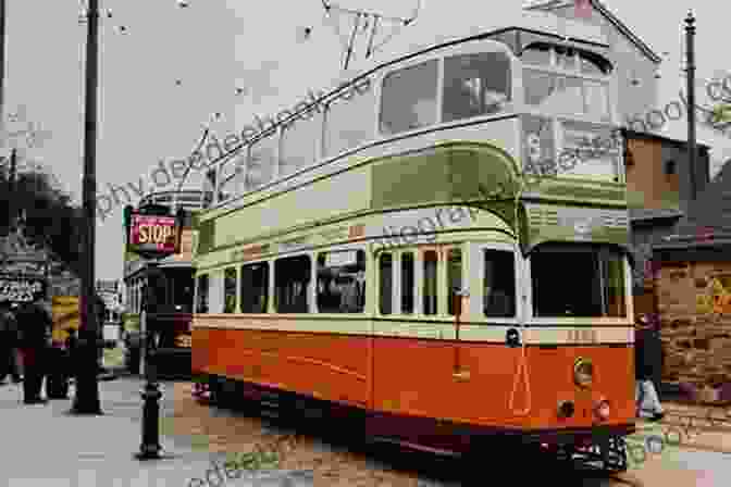 A Glasgow Corporation Tramways Tramcar In 1902, Running Along Sauchiehall Street GLASGOW RAILWAYS AND TRAMWAYS: SCOTLAND 1902