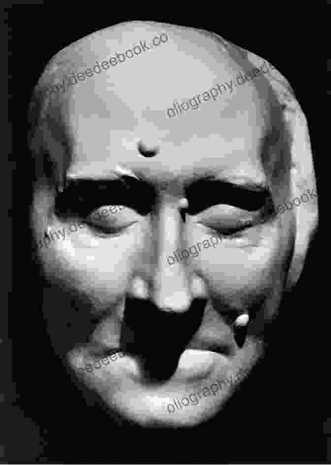 A Haunting And Enigmatic Death Mask Of Eric Gates, A Figure Shrouded In Mystery And Folklore. Death Mask Eric J Gates