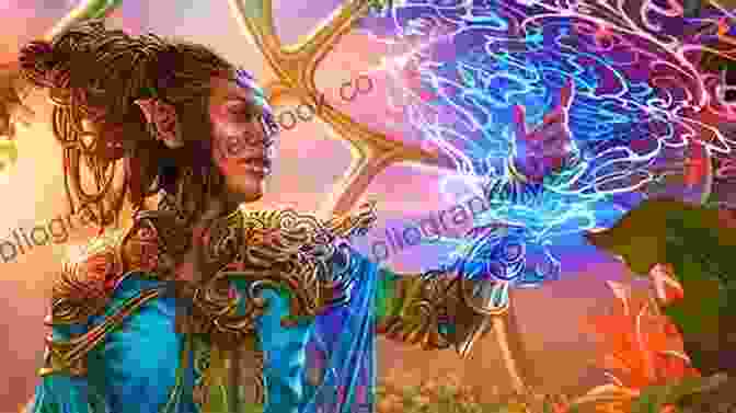 A Mage Casting A Spell In Fallen Worlds Future Guardian. Fallen Worlds Future Guardian