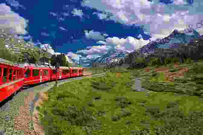 A Panoramic View From The Window Of The Glacier Express Train, Showing Mountains, Valleys, And Lakes High Horizons In Switzerland Part 1: Travelling In Switzerland