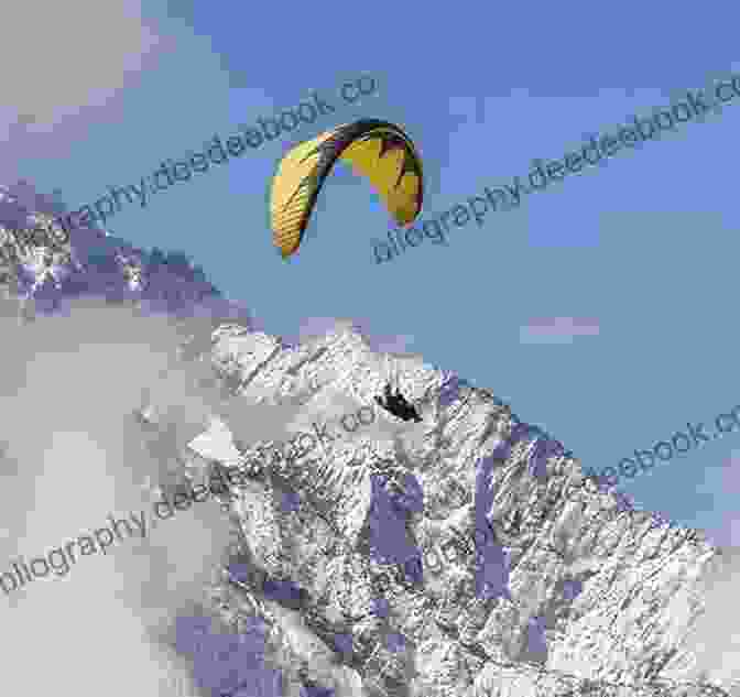 A Paraglider Flying Over The Himalayas India The Home Of Real Adventure 1