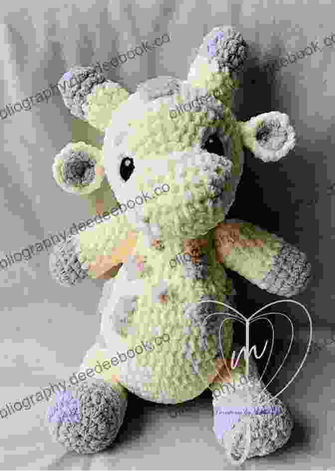 A Playful Crocheted Giraffe Made With Chunky Yarn, Showcasing A Long Neck, Spotted Markings, And A Curious Expression. Mabel Bunny Co : 15 Loveable Animals To Crochet Using Chunky Yarn