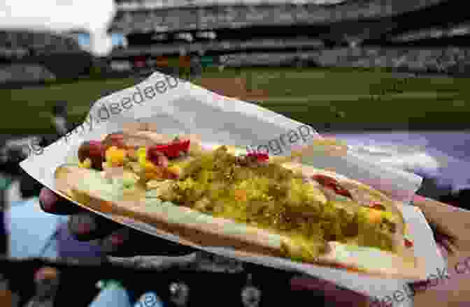 A Tantalizing Display Of Stadium Food, Featuring Hot Dogs, Nachos, And Sizzling Sausages. The Official Travel Guide To FIFA World Cup Brazil: Stadiums Teams Food Attractions More