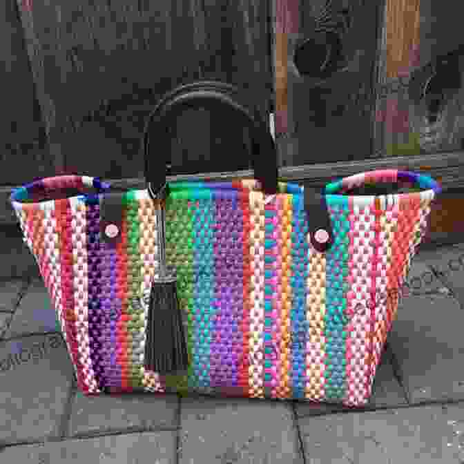 A Woven Bag Made From Colorful Yarn The Woven Bag: 30+ Projects From Small Looms
