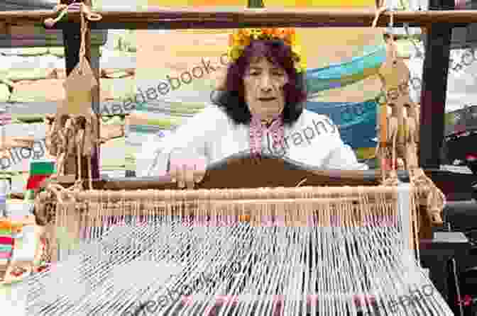 An Elderly Woman Weaves At A Loom, While A Young Man Studies In The Background. Alwen S Dream: Six Of The Evans Family Saga
