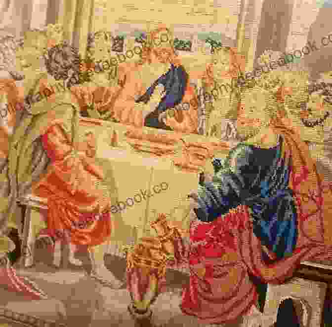 An Embroidered Panel Depicting The Last Supper, Based On A Tapestry Design. Pattern Sources Of Scriptural Subjects In Tudor And Stuart Embroideries
