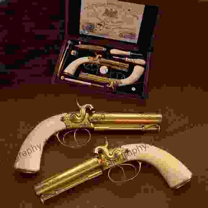 An Exquisite Pistol Crafted By The Gun Smith Petit, Showcasing His Intricate Engraving And Meticulous Craftsmanship The Gun Smith C J Petit
