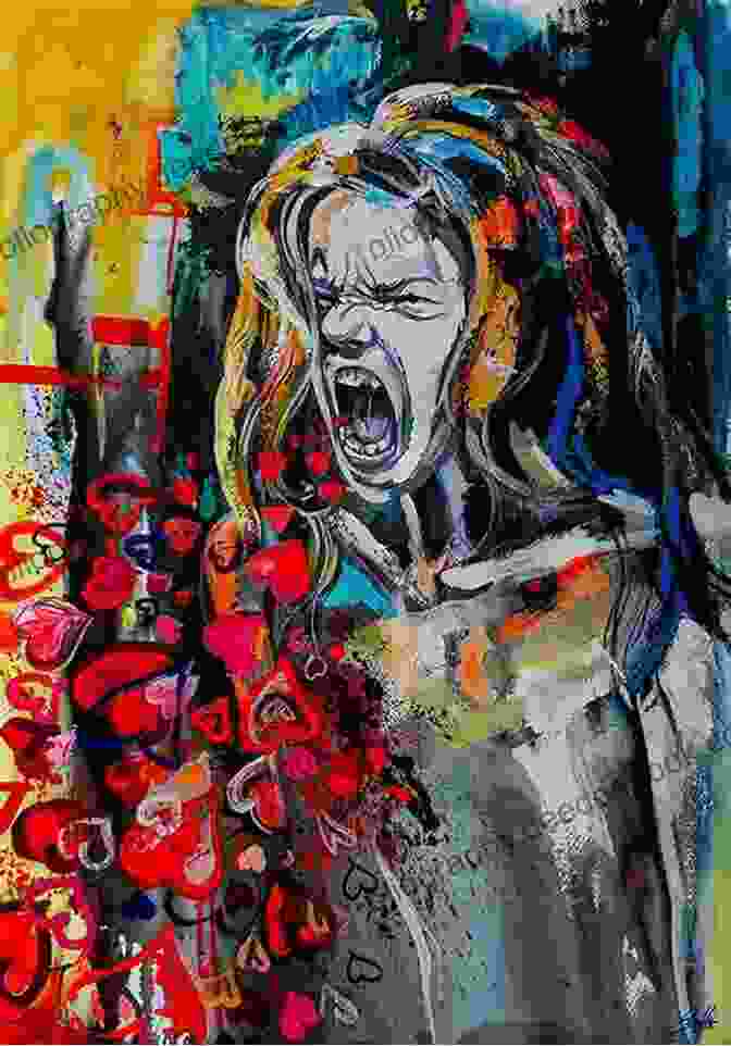 An Illustration Of A Woman's Face With A Spectrum Of Emotions Depicted Through Vibrant Colors And Expressive Brushstrokes. Big Feelings: A Poetry Collection