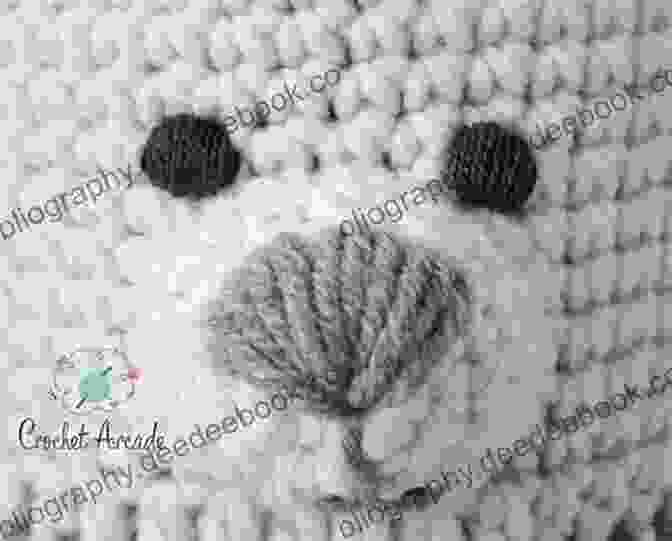 Crocheted Teddy Bear With Soft Fur And Embroidered Eyes. Sweet Baby Items Crochet Tutorial Book: Lovely Items You Can Crochet For Babies