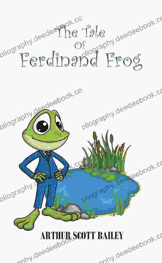 Ferdinand The Frog, The Protagonist Of The Frog Tale Trilogy, Stands Amidst A Lush Green Pond, His Emerald Skin Shimmering In The Sunlight. Once In A Pink Moon : The Frog Tale Trilogy 1