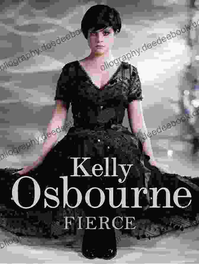 Kelly Osbourne Striking A Fierce Pose, Wearing A Black Leather Jacket And Studded Choker Necklace Fierce Kelly Osbourne