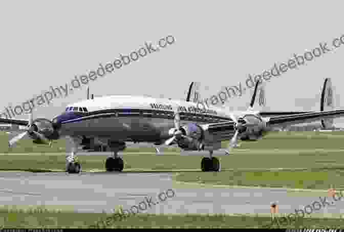 Lockheed Constellation Propeller Plane At An Airport Classic Propliners Of The Golden Age
