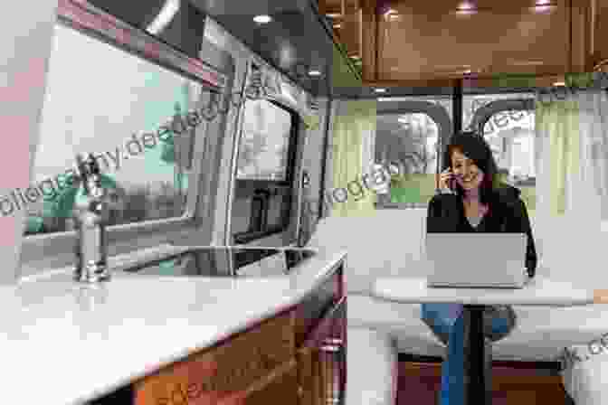 RV Camper Working Remotely From Their RV The Complete Guide To Smart RV CAMPING : A Perfect Campers Guide