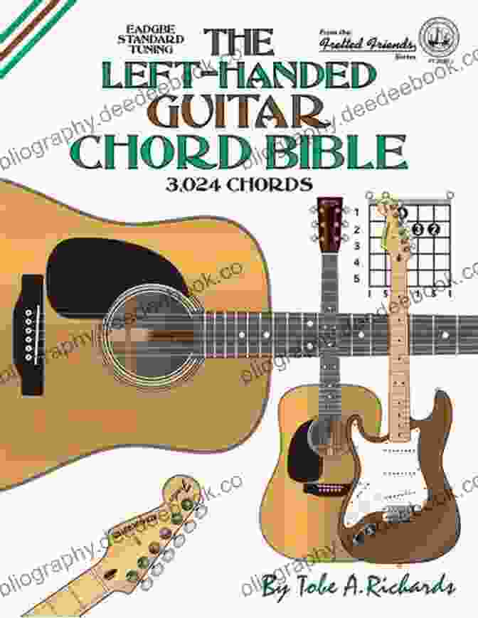 The Left Handed Guitar Chord Bible By David Hamburger Left Handed Guitar Chord Book: Over 900 Chords Diagrams And Photos