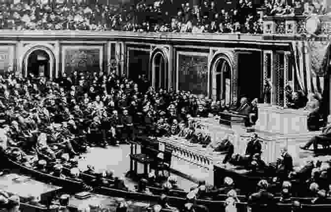 Woodrow Wilson Delivering His Fourteen Points Speech To Congress The Russian Bureau: A Case Study In Wilsonian Diplomacy