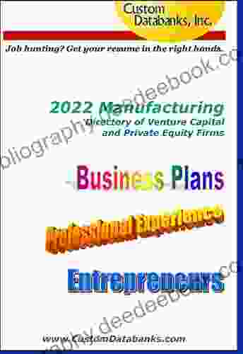 2024 Manufacturing Directory Of Venture Capital And Private Equity Firms: Job Hunting? Get Your Resume In The Right Hands