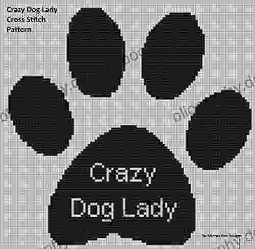 Crazy Dog Lady Cross Stitch Pattern